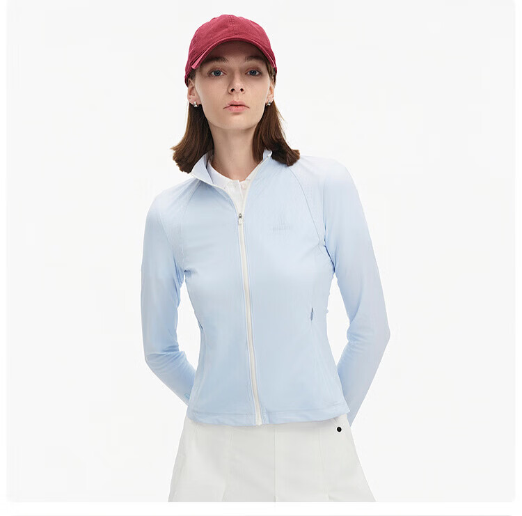 Biyinlefen Golf UV Protection Sunscreen 2025 Autumn New Women's Sun Protection Jacket Casual Sports Slim Fit Long Sleeve Jacket 9